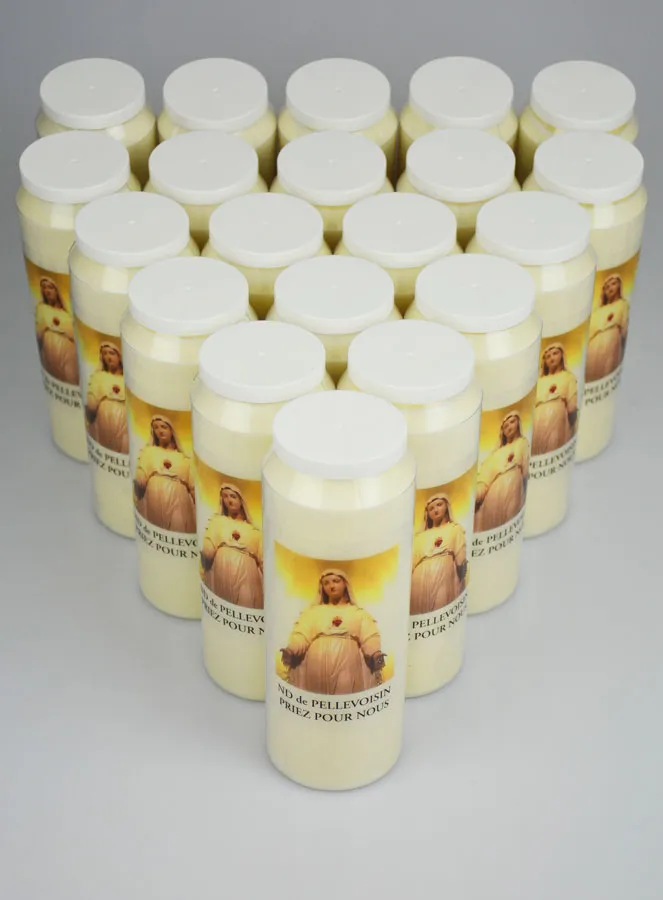 20 Sanctuary Candles Our Lady of Pellevoisin (pic 2)