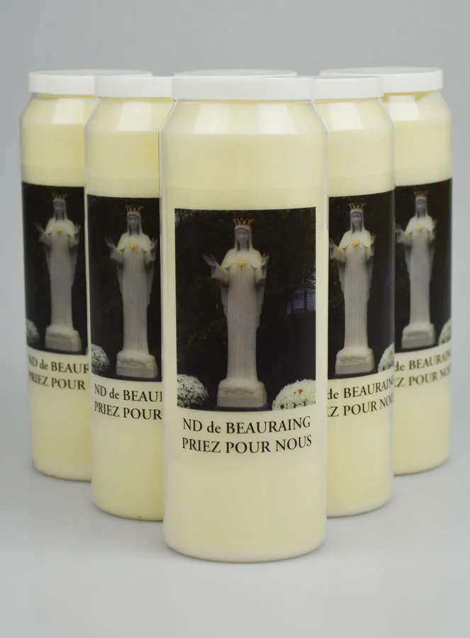 Set 6 Sanctuary Candles to Our Lady of Beauraing (pic 1)