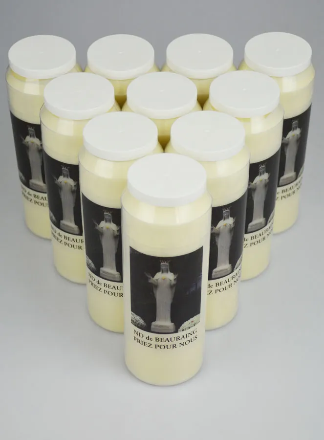 Set 10 Sanctuary Candles Our Lady of Beauraing (pic 2)