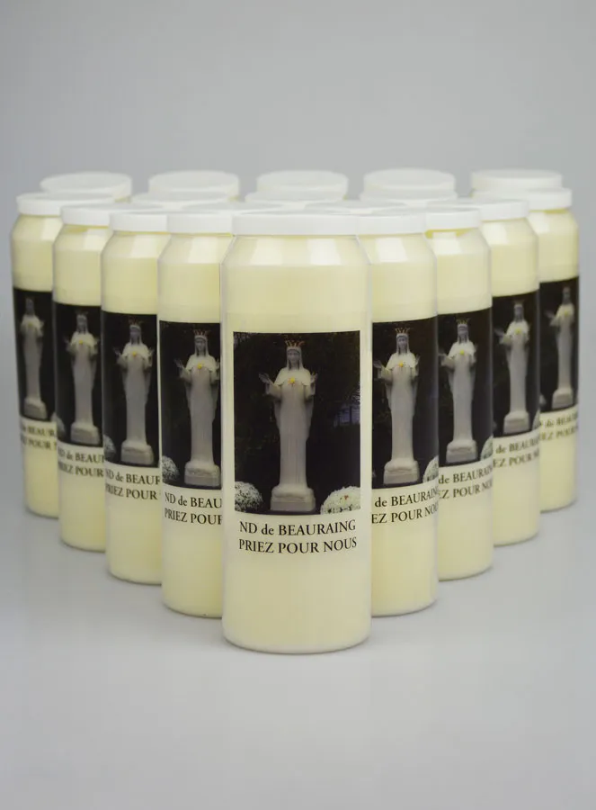 Set 20 Sanctuary Candles Our Lady of Beauraing (pic 1)