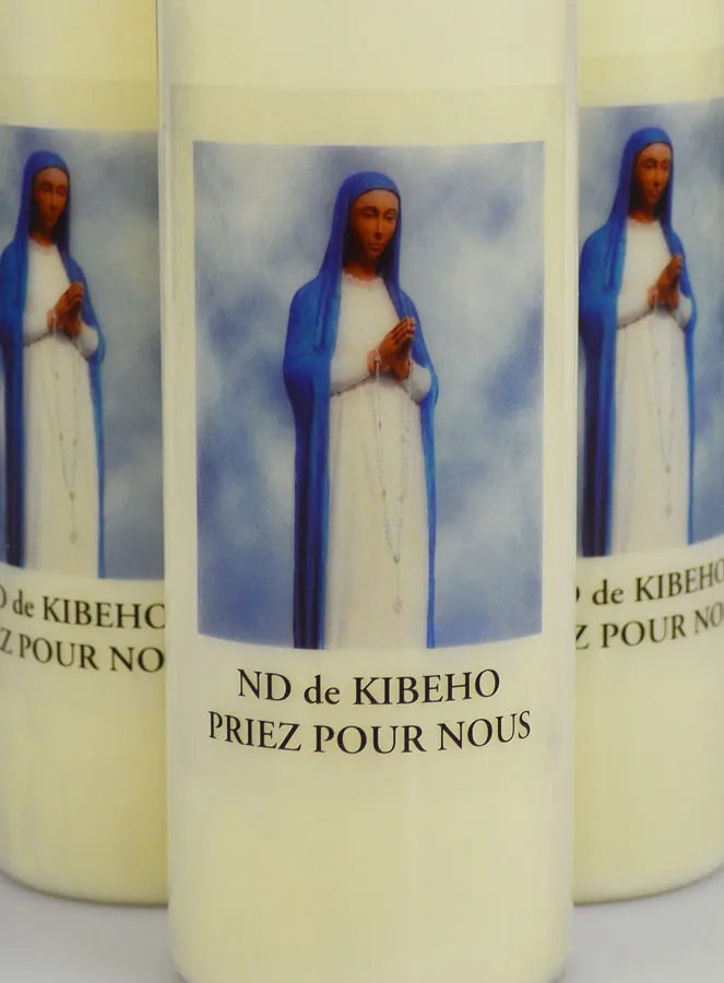 Set 3 Sanctuary Candles to Our Lady of Kibeho (pic 3)
