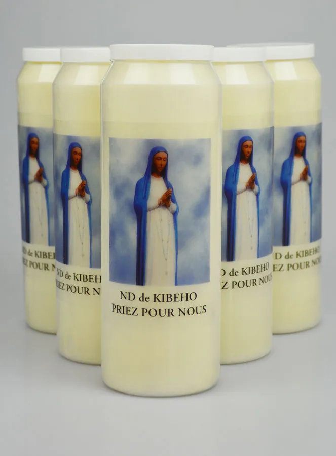 Set 6 Sanctuary Candles to Our Lady of Kibeho (pic 1)