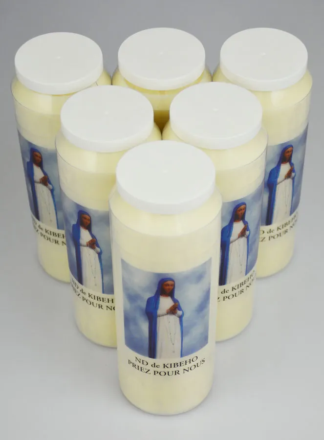 Set 6 Sanctuary Candles to Our Lady of Kibeho (pic 2)