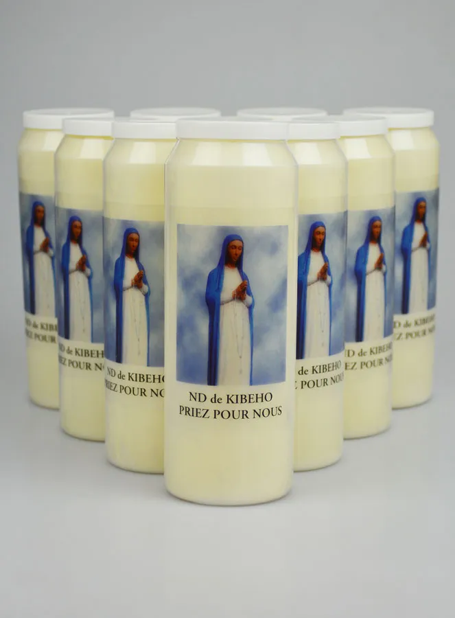 Set 10 Sanctuary Candles to Our Lady of Kibeho (pic 1)