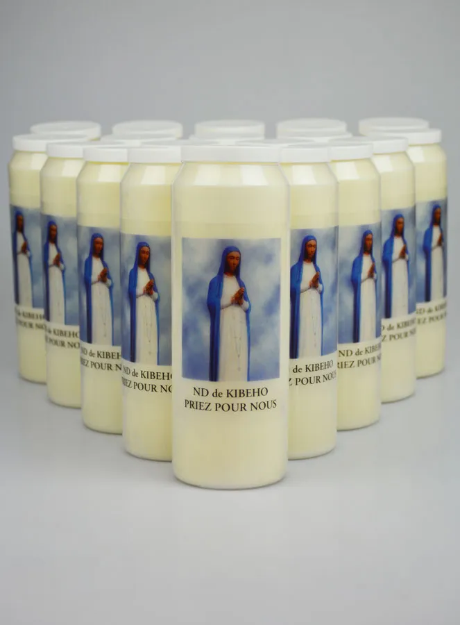 Set 20 Sanctuary Candles to Our Lady of Kibeho (pic 1)