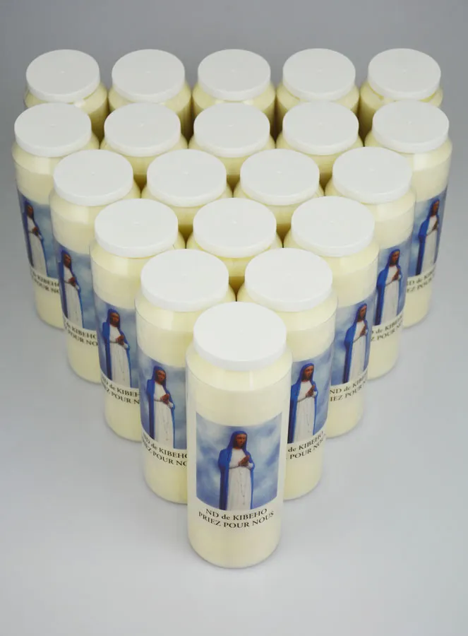 Set 20 Sanctuary Candles to Our Lady of Kibeho (pic 2)