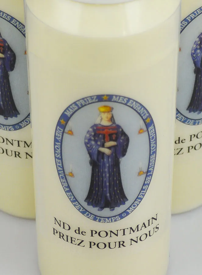 Set 3 Sanctuary Candles to Our Lady of Pontmain (pic 4)