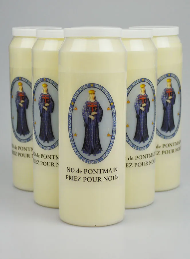 Set 6 Sanctuary Candles to Our Lady of Pontmain (pic 1)