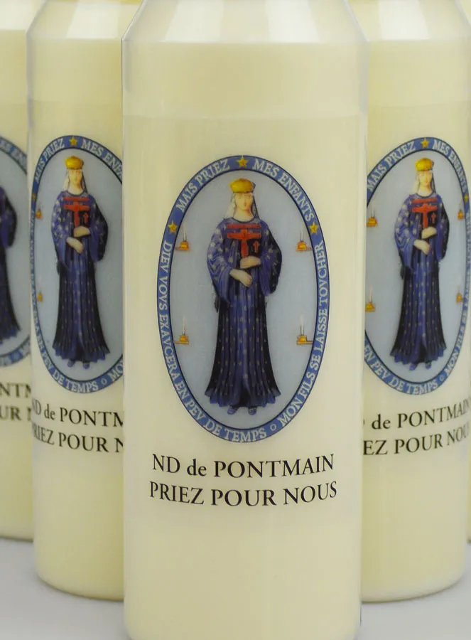 Set 6 Sanctuary Candles to Our Lady of Pontmain (pic 3)