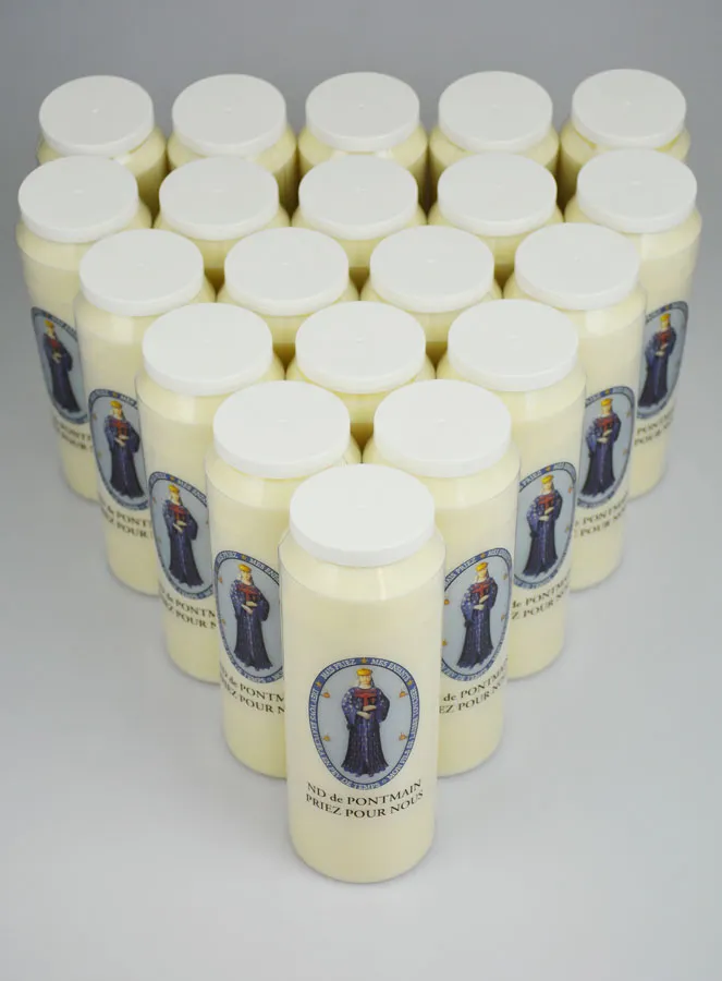 Set 20 Sanctuary Candles to Our Lady of Pontmain (pic 2)