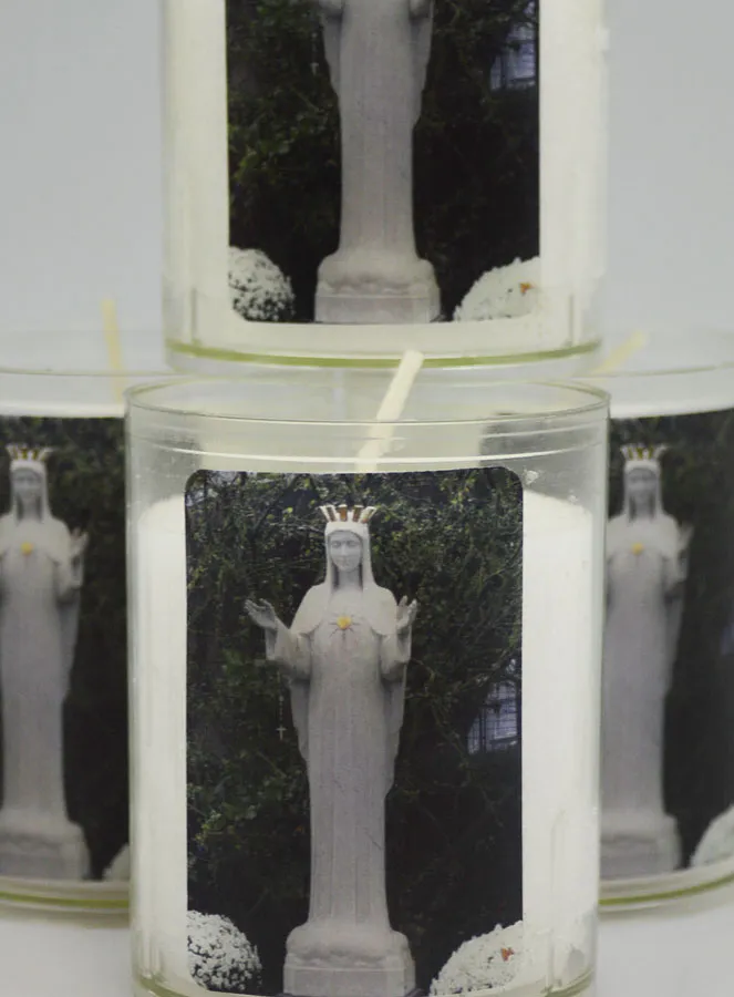 Set of 4 Votive Candles Our Lady of Beauraing (pic 3)