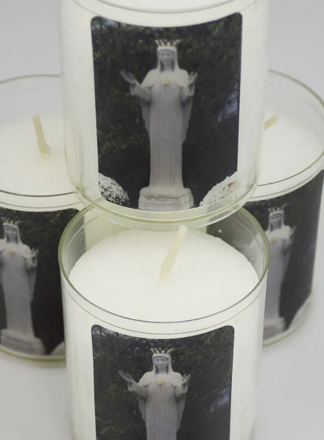 Set of 4 Votive Candles Our Lady of Beauraing (pic 4)