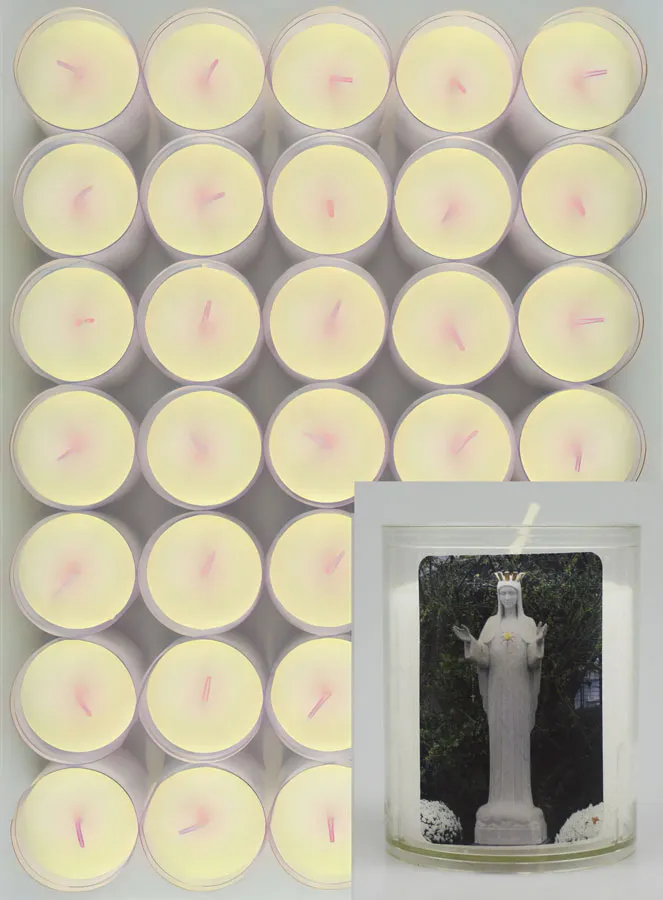 Set 10 Votive Candles Our Lady of Beauraing (pic 1)