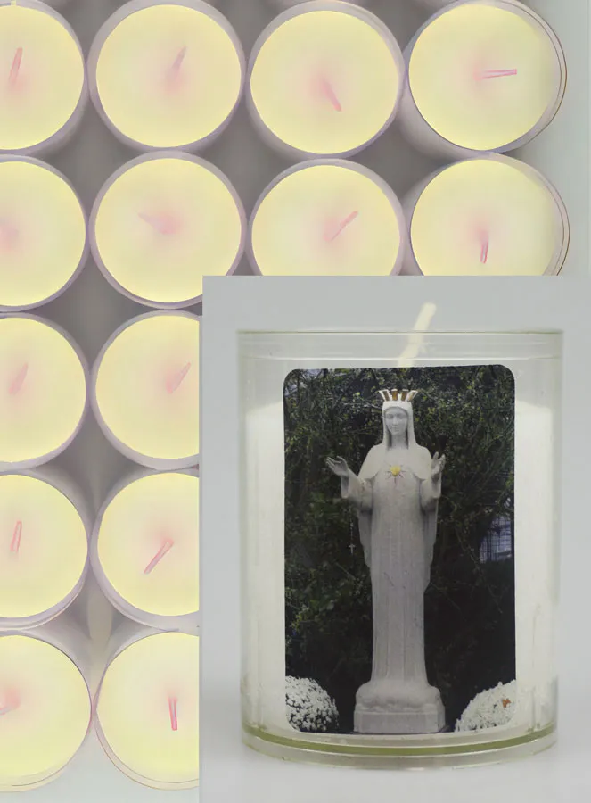 Set 10 Votive Candles Our Lady of Beauraing (pic 3)