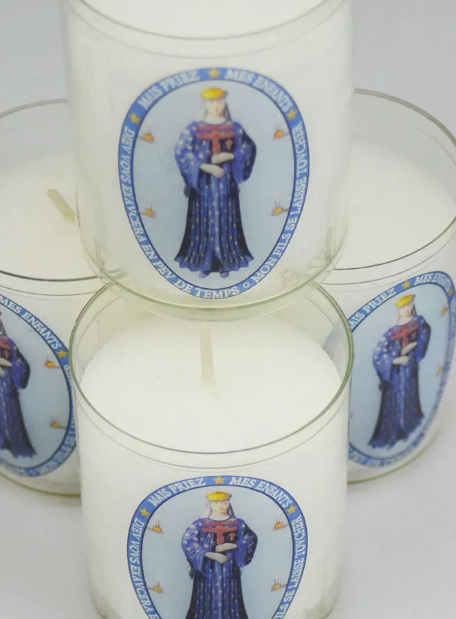 Set of 4 Votive Candles Our Lady of Pontmain (pic 4)