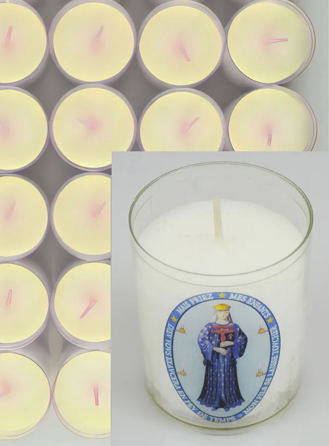 Set 10 Votive Candles Our Lady of Pontmain (pic 4)
