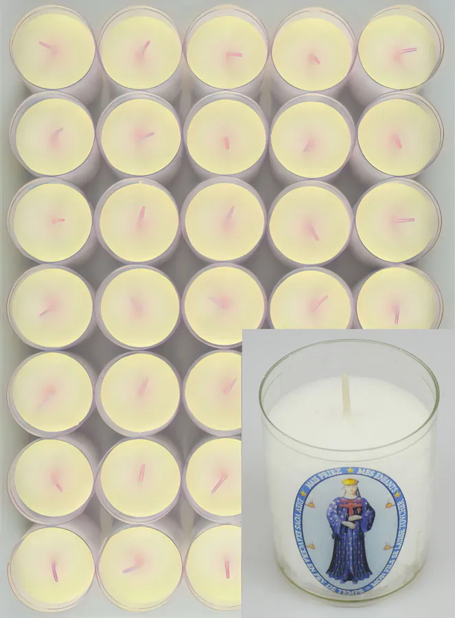 Set 24 Votive Candles Our Lady of Pontmain (pic 2)
