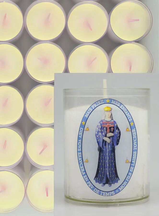 Set 24 Votive Candles Our Lady of Pontmain (pic 3)