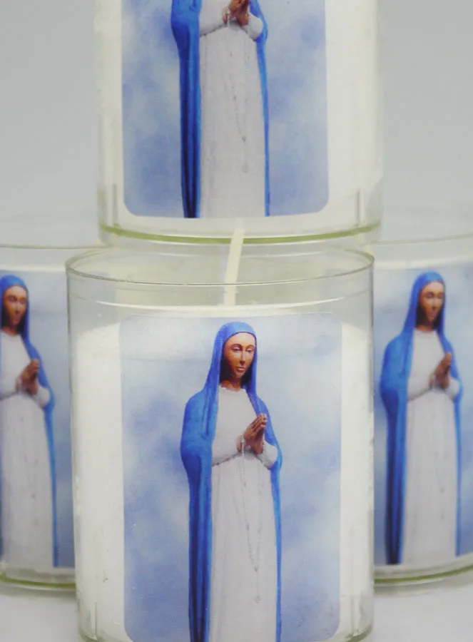 Set of 4 Votive Candles Our Lady of Kibeho (pic 3)