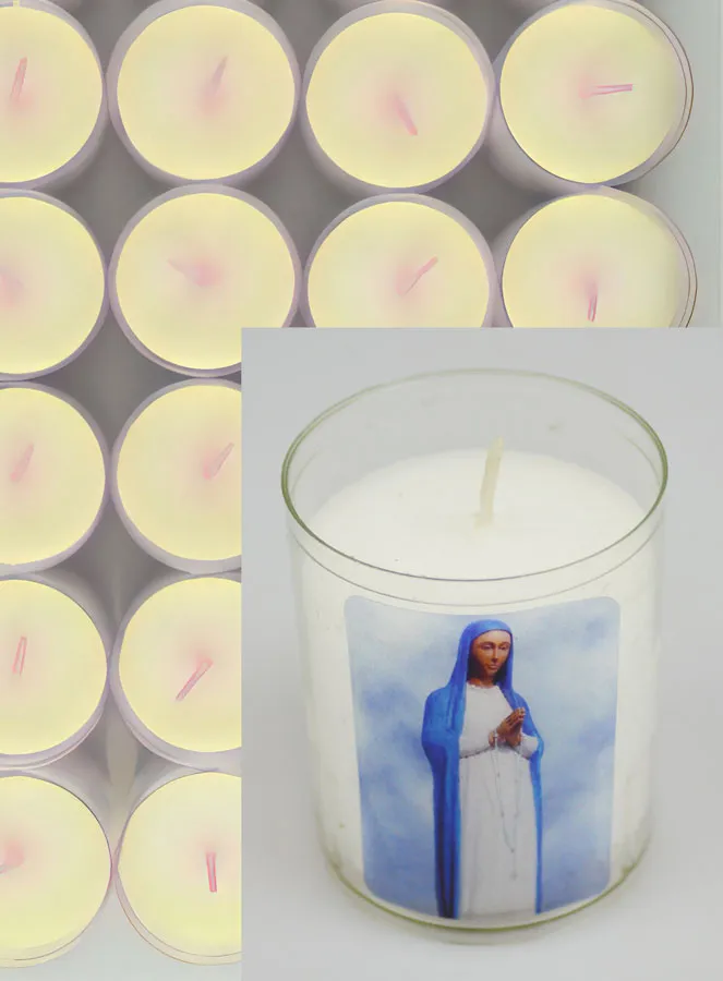 Set of 24 Votive Candles Our Lady of Kibeho (pic 4)