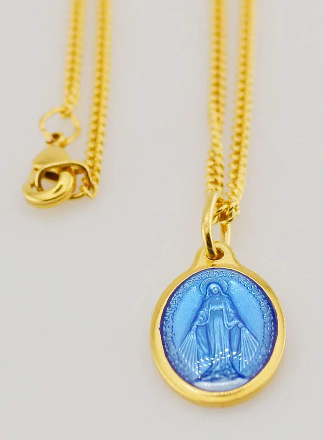 Religious Necklace with Miraculous Medal (pic 3)