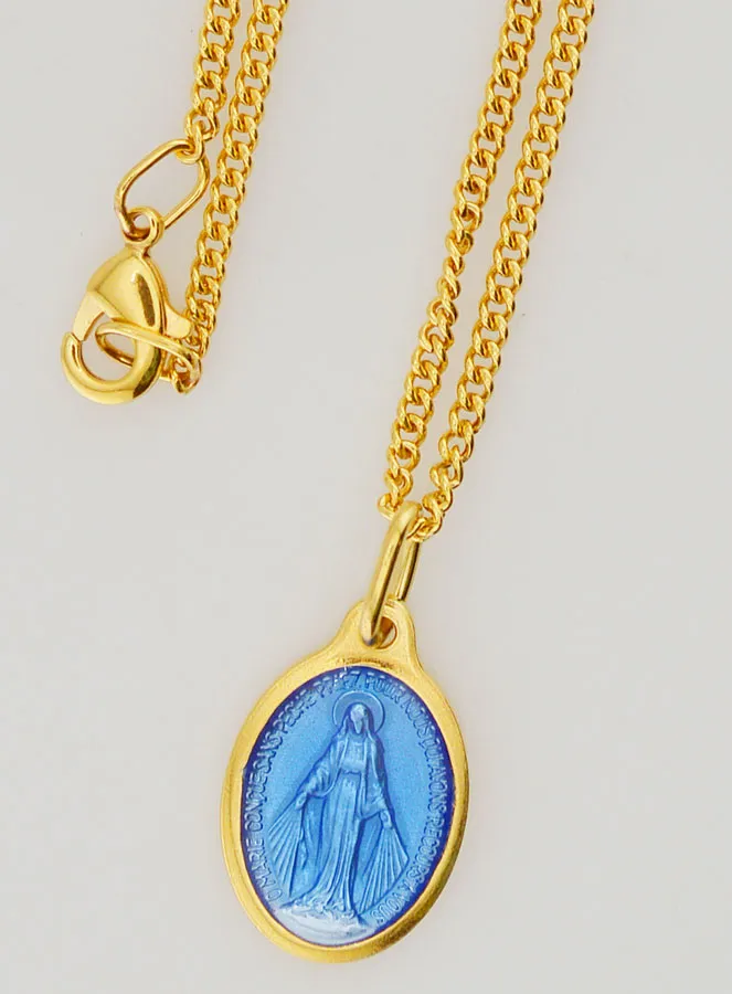Religious Necklace with Miraculous Medal (pic 4)