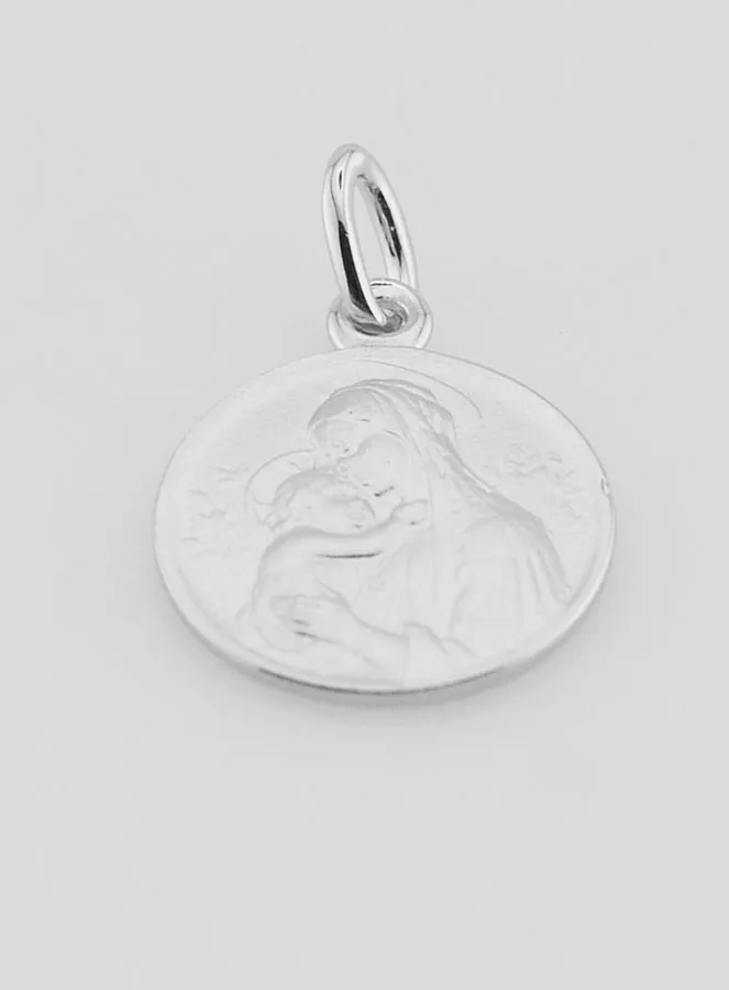 Silver Medal Botticelli's Virgin Mary - 16mm (pic 2)