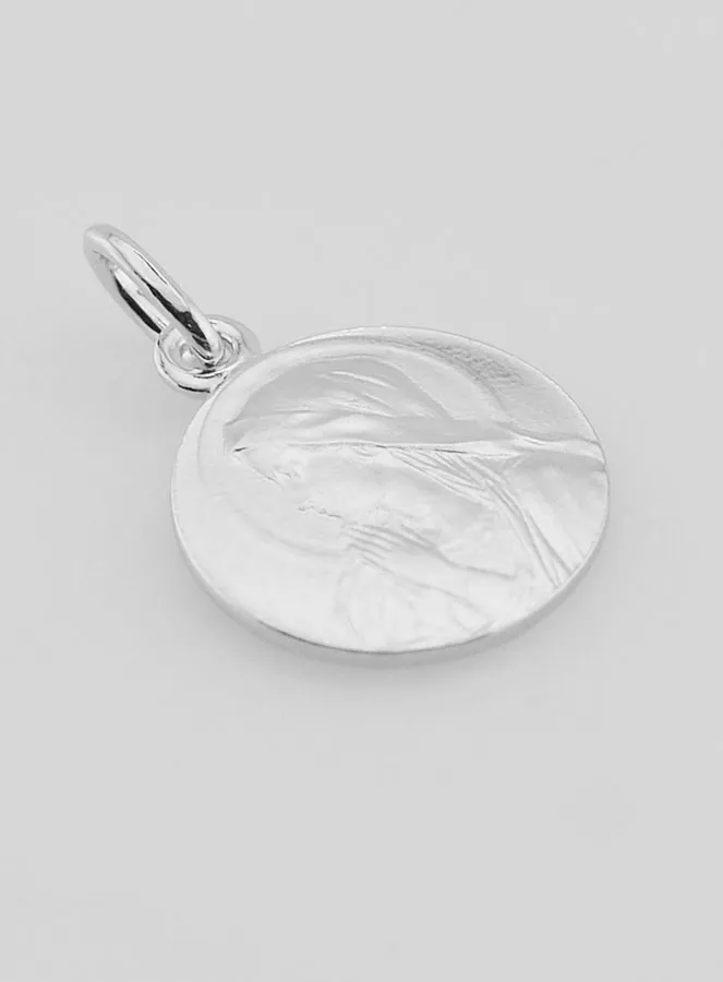 Silver Medal Virgin Mary in Prayer - 16mm (pic 3)