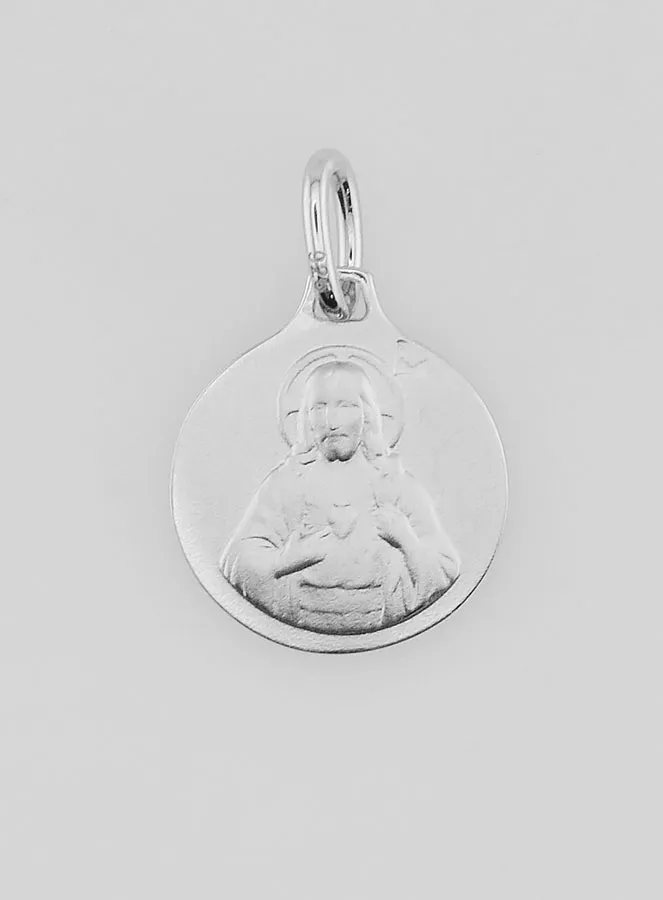 Silver Scapular Medal - 14mm (pic 1)