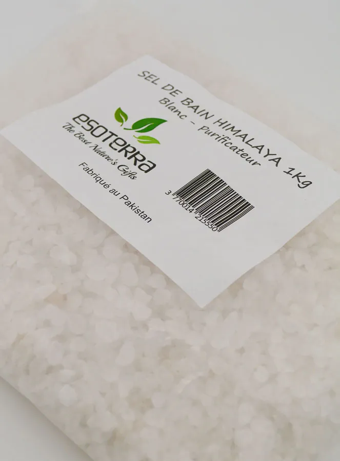 White Himalayan Bath Salt - 1kg (pic 4)