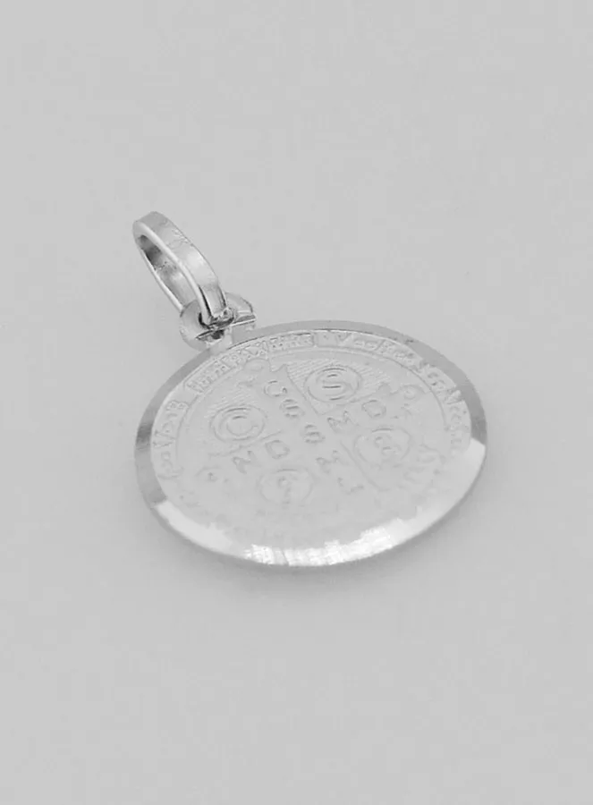 Saint Benedict Silver Medal - 14mm (pic 3)