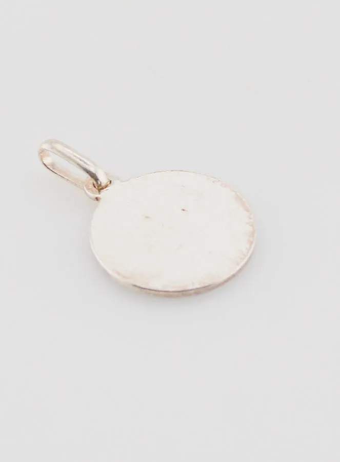 Saint Christopher Medal Silver and Enamel - 13mm (pic 4)