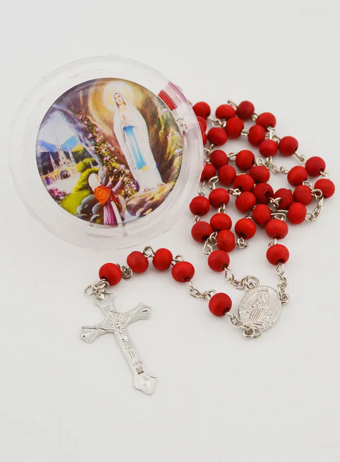 Lourdes Rosary Rosewood (pic 1)