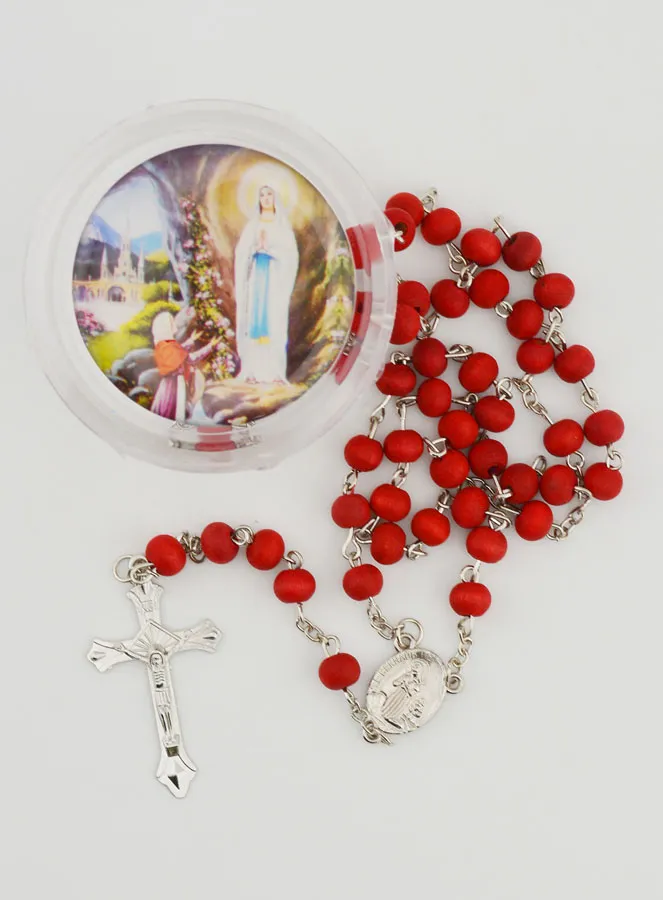 Lourdes Rosary Rosewood (pic 2)