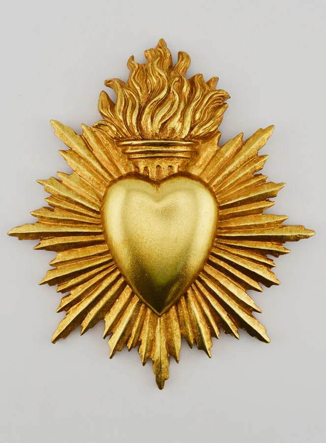 Mural Ex Voto Radiant Heart - 17cm (pic 1)