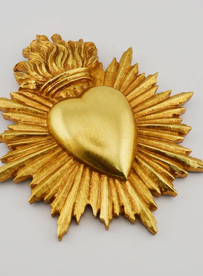 Mural Ex Voto Radiant Heart - 17cm (pic 3)