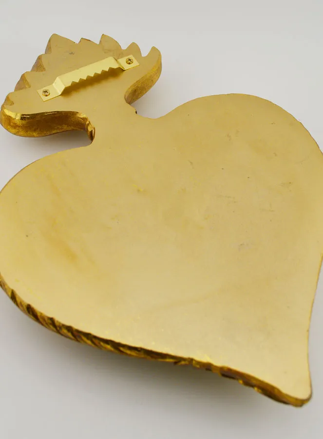 Mural Ex Voto Decorated Heart - 28cm (pic 4)