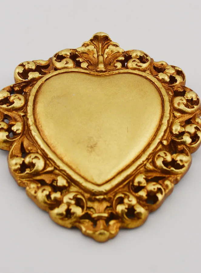 Golden Ex Voto Wall Decoration - 12cm (pic 2)