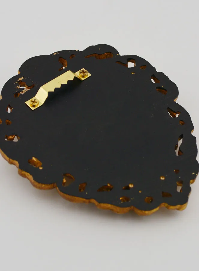 Golden Ex Voto Wall Decoration - 12cm (pic 4)