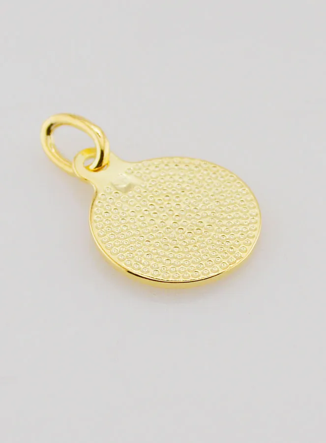 Gold-Plated Archangel Michael Medal - 14mm (pic 4)