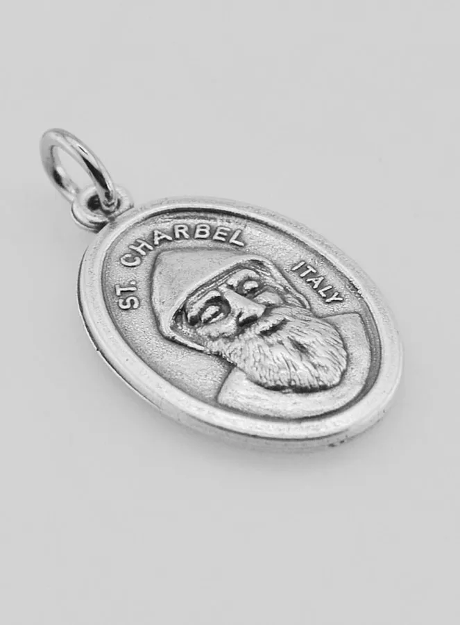 Saint Charbel Medal 21mm (pic 3)
