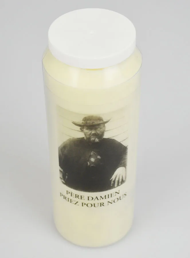 Holy Father Damien Sanctuary Candle (pic 2)