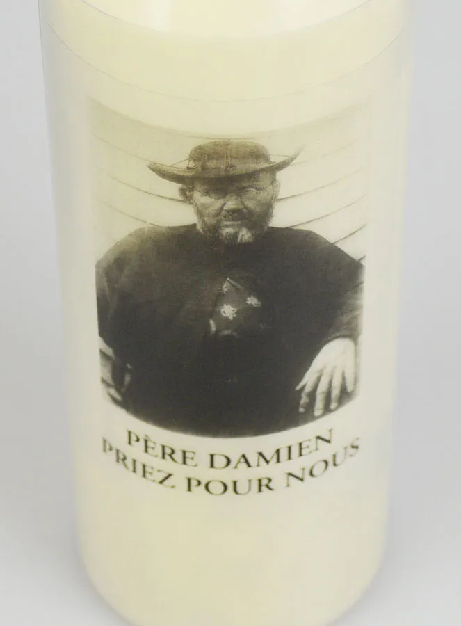 Holy Father Damien Sanctuary Candle (pic 4)