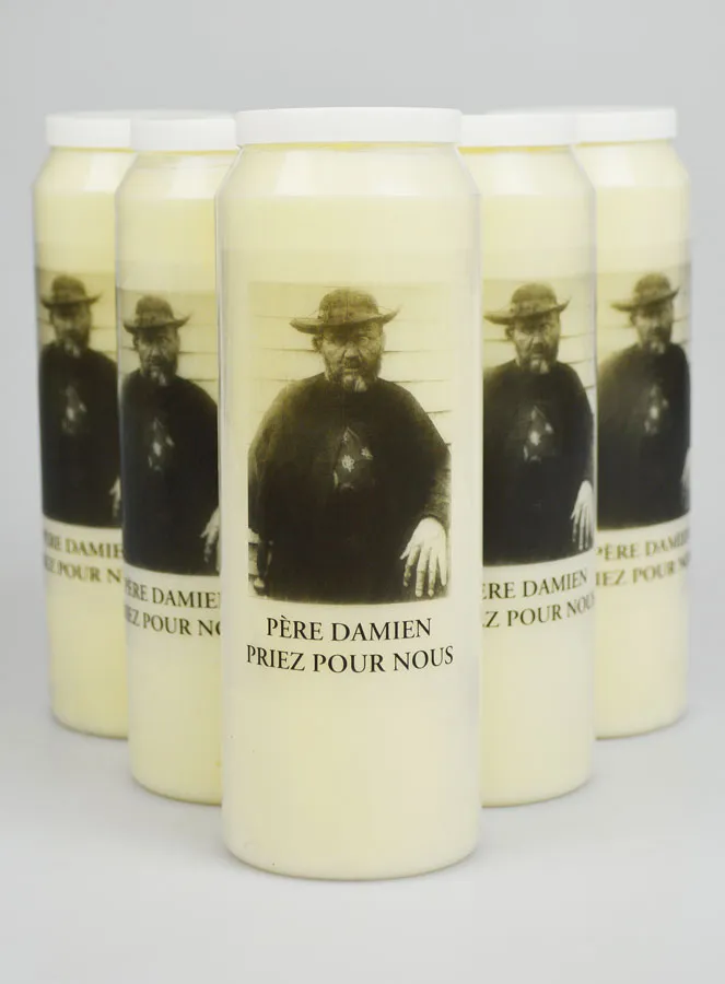 Set 6 Sanctuary Candles to Father Damien (pic 1)