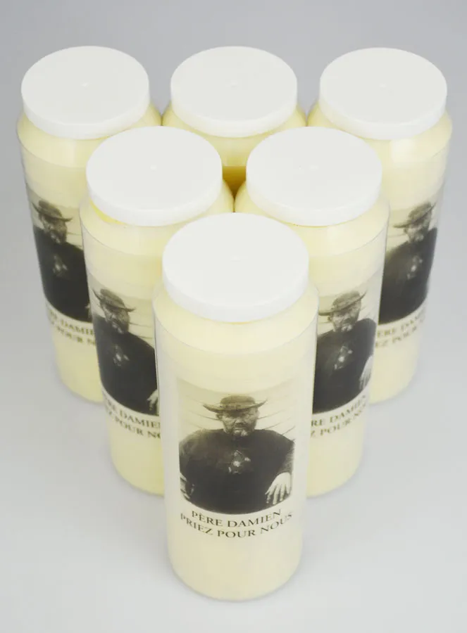 Set 6 Sanctuary Candles to Father Damien (pic 2)