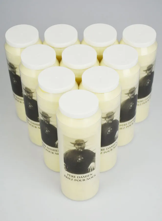 Set 10 Sanctuary Candles to Father Damien (pic 2)