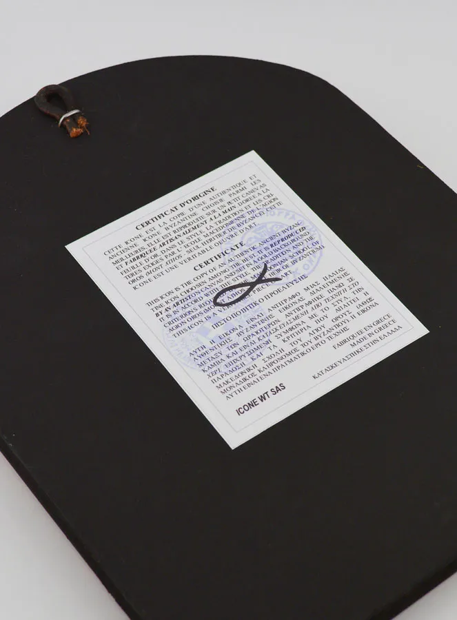 Religious Icon Our Lady of Tenderness Semicircular - 23cm (pic 4)