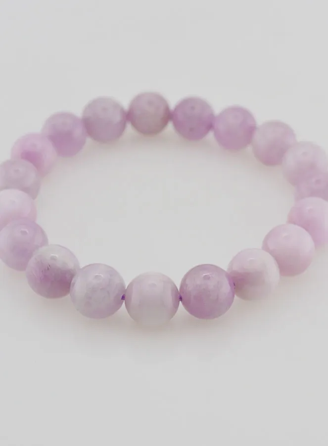 Kunzite Gemstone Bracelet - 10mm (pic 2)