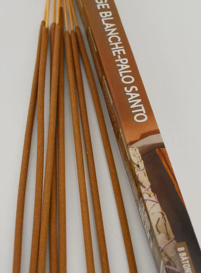 Incense Sticks White Sage and Palo Santo 12g - Charcoal Free (pic 4)