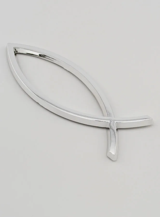 Car Badge Christian Fish Ichtus - 14 cm (pic 2)